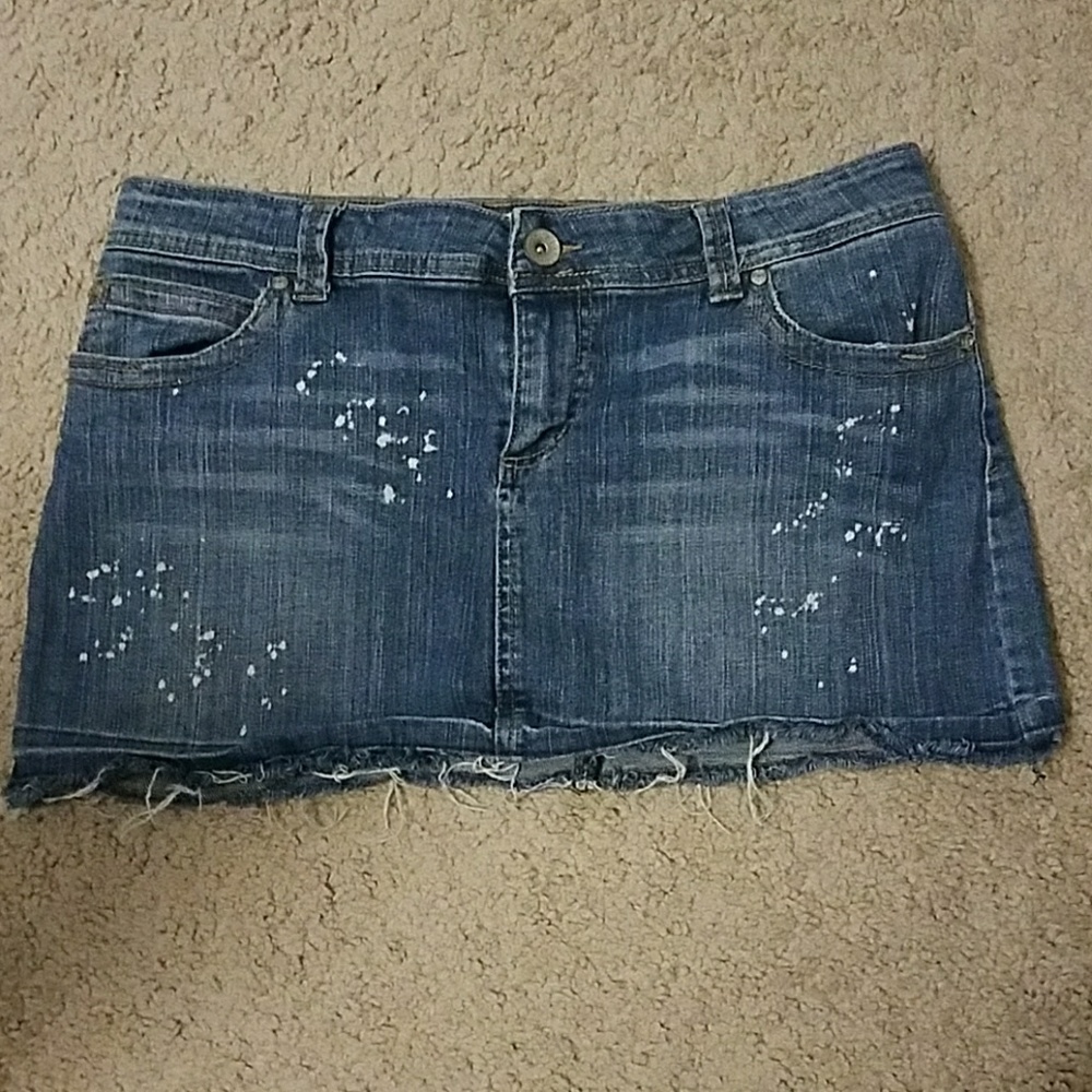 Stretchy Denim mini skirt